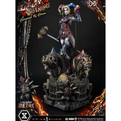 Dark Nights: Metal Estatua Harley Quinn Who Laughs Deluxe