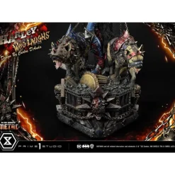 Dark Nights: Metal Estatua Harley Quinn Who Laughs Deluxe