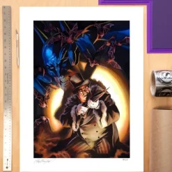 DC Comics Litografía The Penguin 60 x 45 cm - Edición Limitada