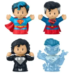 DC Comics Pack de 4 Minifiguras Fisher-Price Little People Superman
