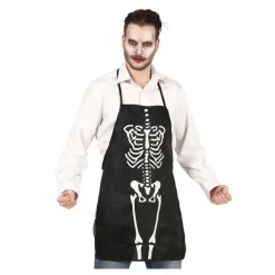 Delantal de Cocina con Estampado de Esqueleto