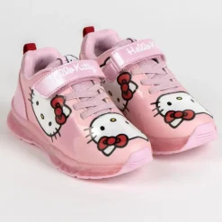 Deportiva con luces Hello Kitty - PU/Polyester/TPR