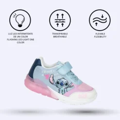 Deportiva infantiles con luces de Stitch