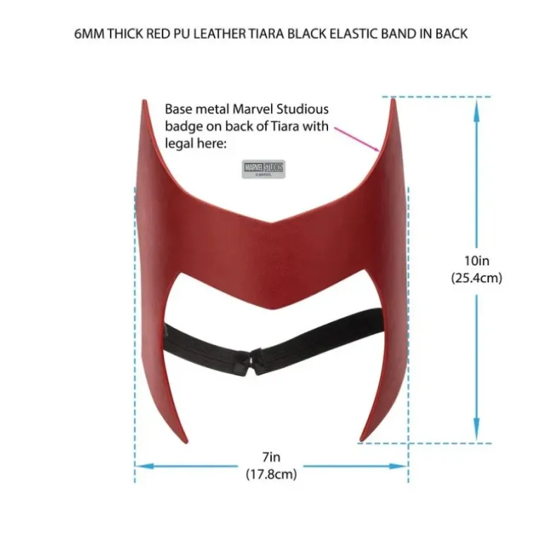 Diadema Bruja Escarlata Marvel