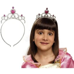 Diadema o Tiara plata de Princesa