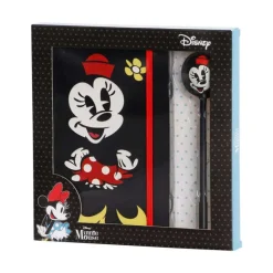 Diario con bolígrafo Minnie Mouse Negro