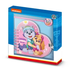 Diario Corazón Llave + Boli Rosa La Patrulla Canina Friendship