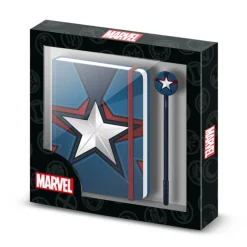 Diario y Bolígrafo Fashion Marvel Capitán América Courage