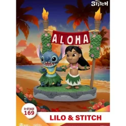 Diorama PVC Lilo & Stitch D-Stage 16 cm
