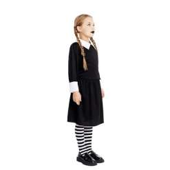 Disfraz Clásico Negro de Niña Siniestra para Niña y Adolescente