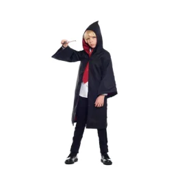 Disfraz de Aprendíz de Mago Rojo para Niño