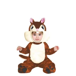 Disfraz de Ardilla marrón para bebé