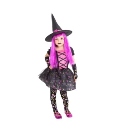 Disfraz de Bruja Moonlight Rosa para niña