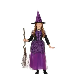 Disfraz de Brujita Lila para niña