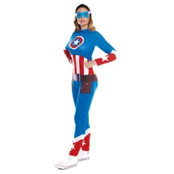 Disfraz de Capitán América para mujer
