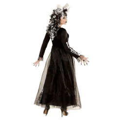 Disfraz de Catrina Blanco y Negro para mujer