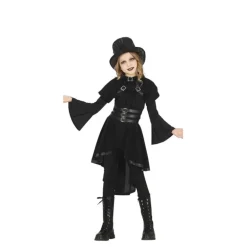 Disfraz de Chica Gótica Oscura para niña