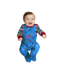 Disfraz de Chucky Azul para bebé