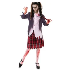 Disfraz de Colegiala Zombie para mujer