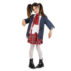 Disfraz de Colegiala Zombie para niña