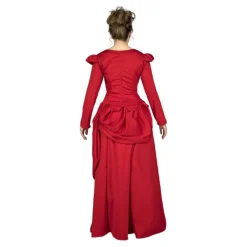 Disfraz de Dama roja del oeste para mujer