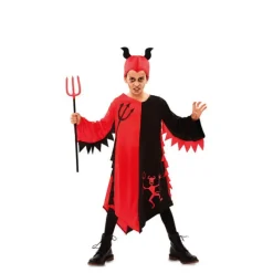 Disfraz de Demonio Rojo y Negro para niños