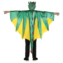 Disfraz de Dragón Verde y amarillo para hombre