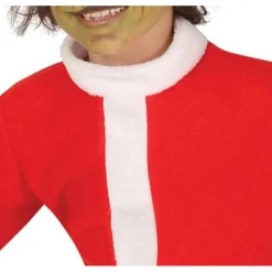 Disfraz de Duende Gruñón Navideño verde para niño