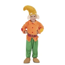 Disfraz de Enanito Naranja con Gorro para Niño