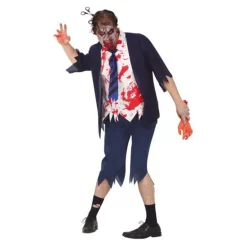 Disfraz de Estudiante Zombie para hombre
