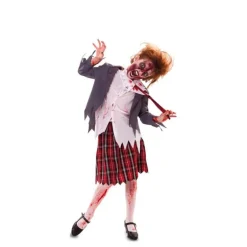 Disfraz de Estudiante Zombie para niña