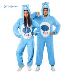 Disfraz de Grumpy Bear de Osos Amorosos con Capucha para Adulto