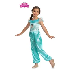 Disfraz de Jasmine Azul Clásico para Niña