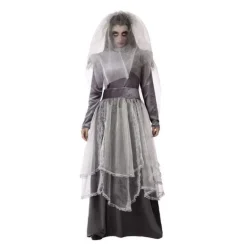 Disfraz de La Llorona gris para mujer
