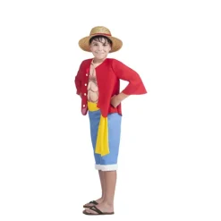 Disfraz de Luffy de One Piece para niño