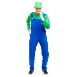 Disfraz de Luigi de Super Mario para Hombre