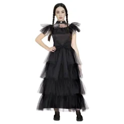 Disfraz de Miércoles Baile de Promoción para Adolescente