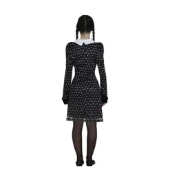 Disfraz de Miércoles con Lunares para Adolescentes