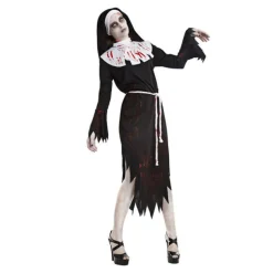 Disfraz de Monja Zombie para mujer