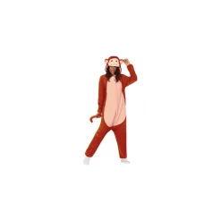 Disfraz de Mono Marrón Kigurumi Pijama para mujer