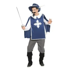 Disfraz de Mosquetero Azul para hombre