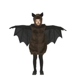 Disfraz de Murciélago Peludo Oscuro para niño