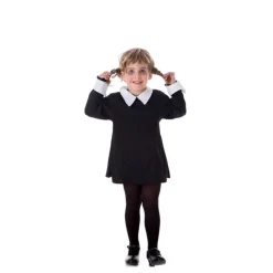 Disfraz de Niña Siniestra Clásico Negro para Niña