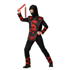 Disfraz de Ninja Dragón Rojo para Niño