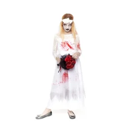 Disfraz de Novia Cadáver con Sangre para Niña