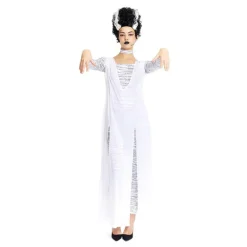 Disfraz de Novia Monster Vestido Blanco para Mujer
