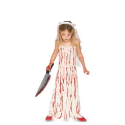 Disfraz de Novia sangrienta para niña