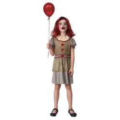 Disfraz de Payasa Aterradora para niña