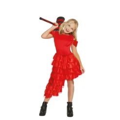 Disfraz de Payasa Peligrosa para niña