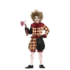 Disfraz de Payaso del Horror Sangriento para niño